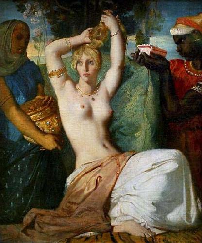 Theodore Chasseriau The Toilette of Esther china oil painting image